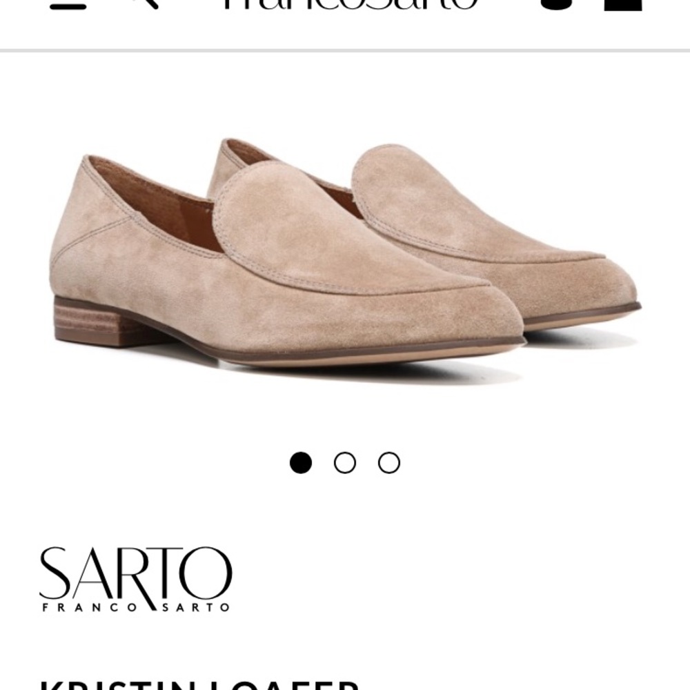 Franco Sarto Suede Flats